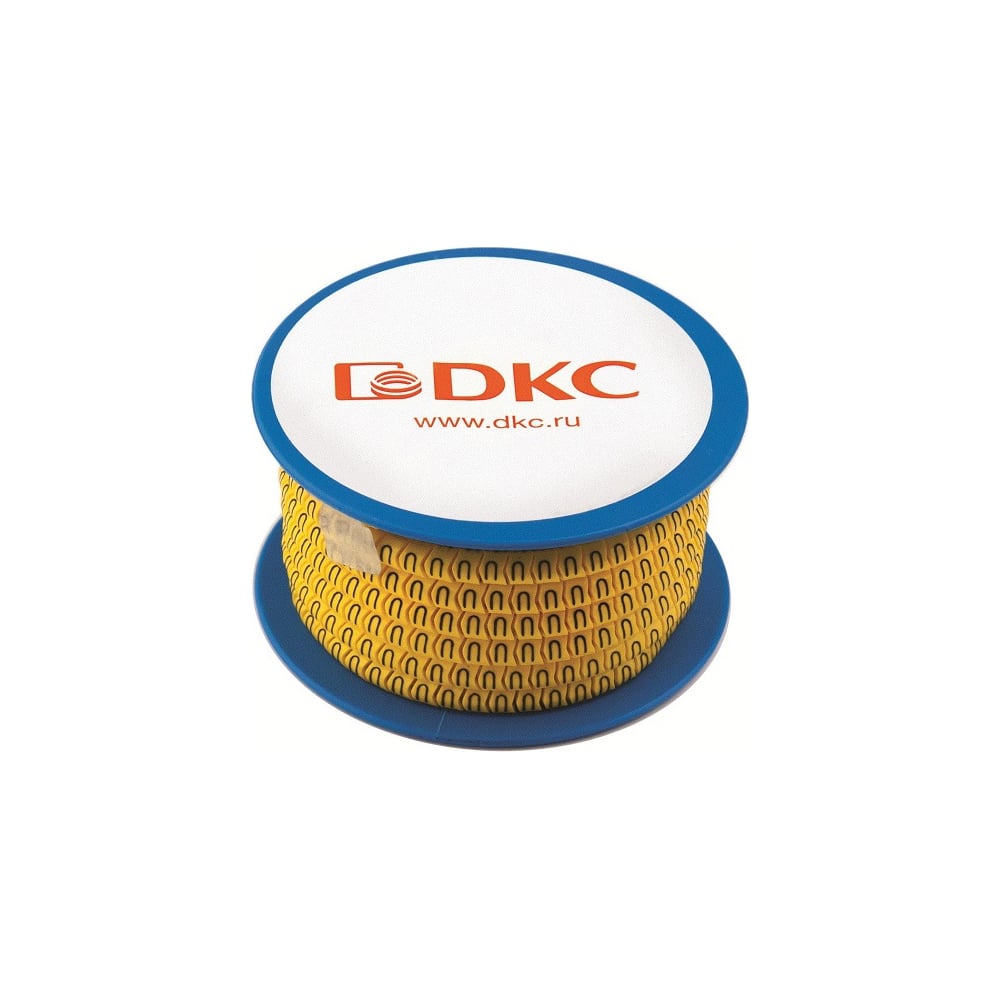 Колечко DKC маркировочное 8, 1,3-2,5мм. черное на желтом 1000шт AZO208BY