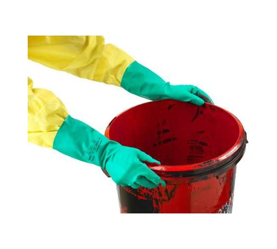 Изображение товара Перчатки химостойкие, влагостойкие Ansell AlphaTec Solvex, размер 10 37-676-10