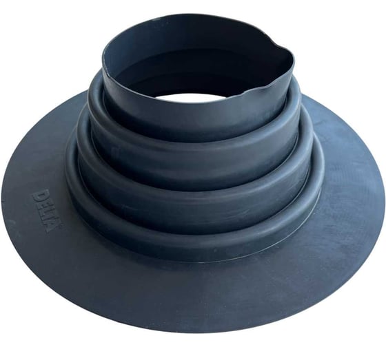 Изображение товара Кровельный уплотнитель (манжета) для герметичного выполнения проходок вентиляционных и канализационных труб через паро- и гидроизоляционные пленки Delta FLEXX MANSCHETTE 2206901