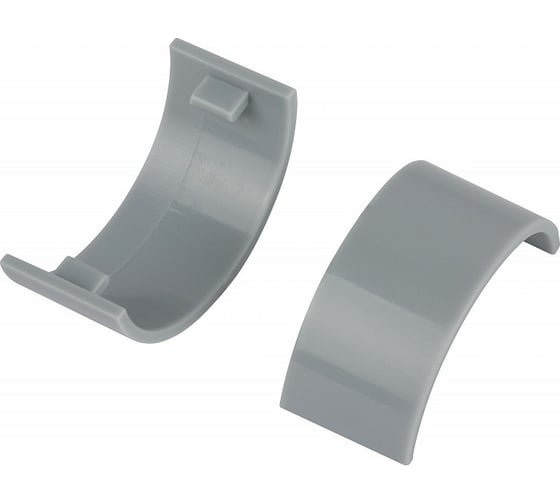 Изображение товара Соединитель ЭРА CKK3013F на стык для полукруглого кабельканала серый 30x13мм 2шт/комплект Б0064964