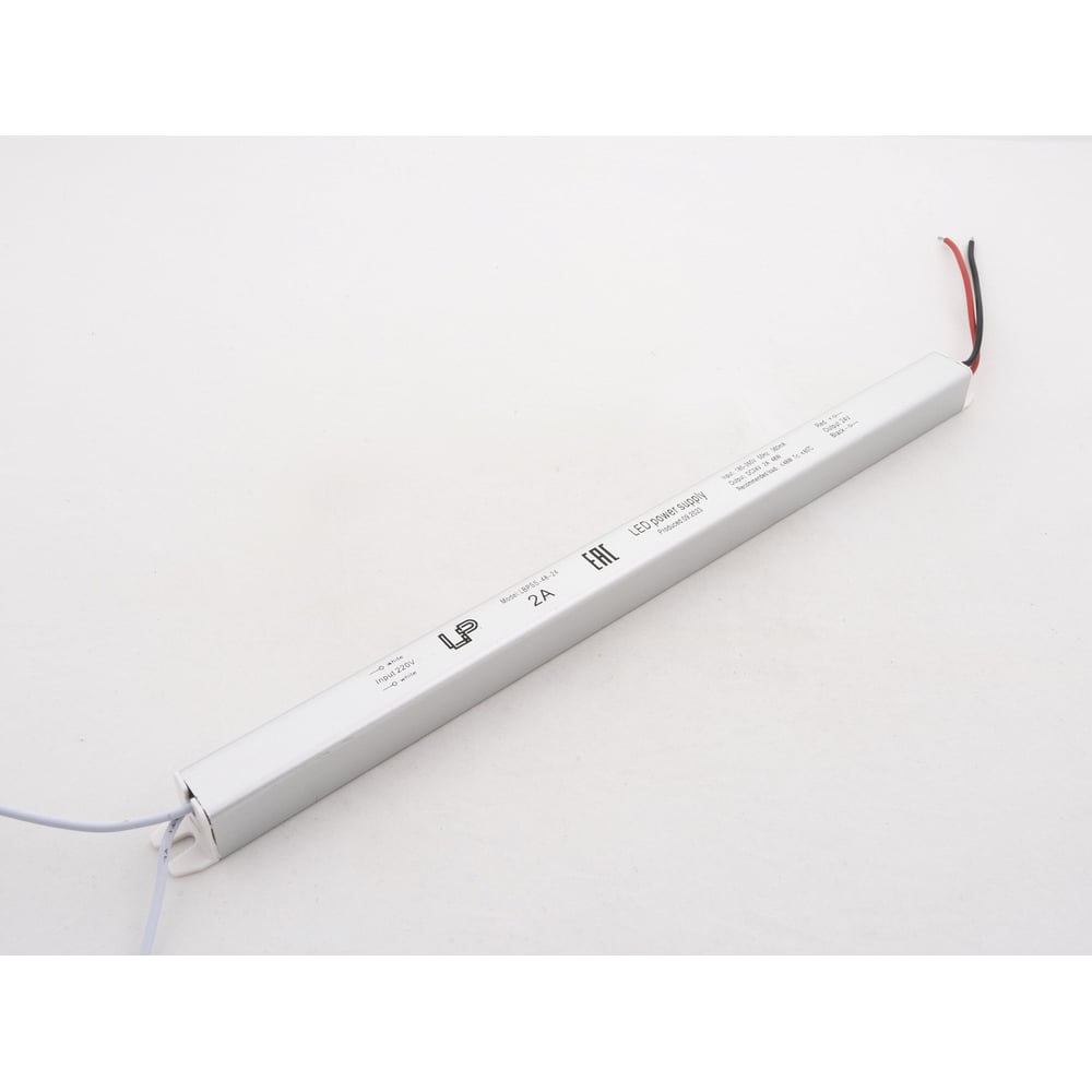 Изображение товара Блок питания LEDS POWER 48Вт, 24В, Super Slim 390126