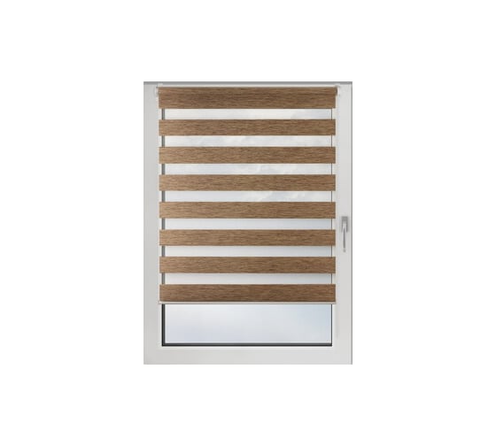 Изображение товара Рулонная штора PRAKTO Day&Night 70х160см дуб 7795936