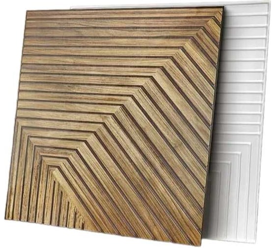 Изображение товара Декоративная панель ПВХ Центурион Дуб медовый 482x482, Б/К эксклюзив 89106