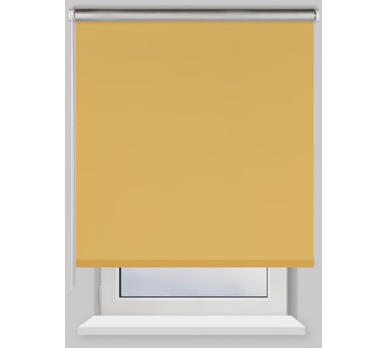 Изображение товара Рулонная штора PRAKTO Blackout Silver 200х175см медовый 7795042