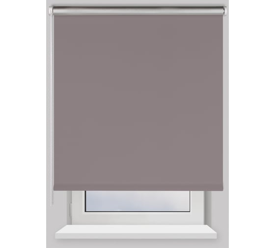 Изображение товара Рулонная штора PRAKTO Blackout Silver 200х175см серый 7792188