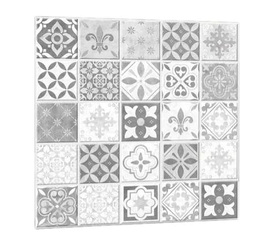 Изображение товара Декоративная панель ПВХ Центурион Пэчворк Грей плитка 482x482, Б/К эксклюзив 86189