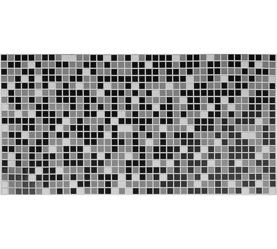 Изображение товара Декоративная панель ПВХ Центурион Мозаика черная 960x480 75097