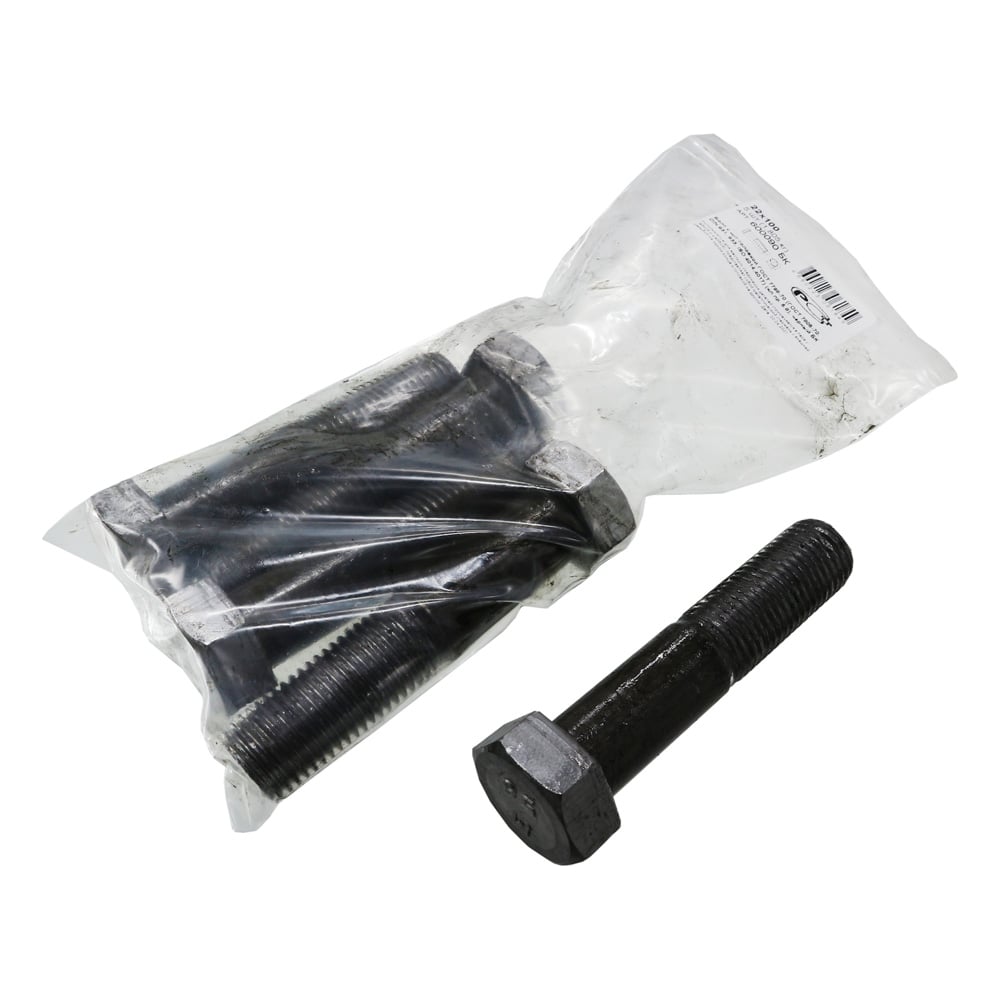 Изображение товара Болт черный с шестигранной головкой М22x100 класс 5.8 ГОСТ 7798-70 5 шт