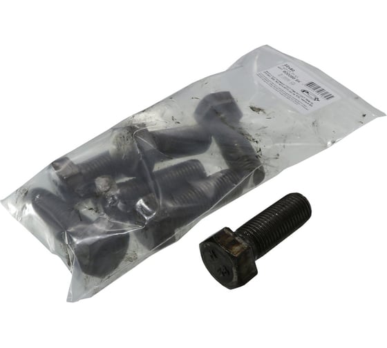 Изображение товара Болт Крепежная техника с шестигранной головкой черный ГОСТ 7798-70(5.8) 22x60 (7 шт) 600086 БК