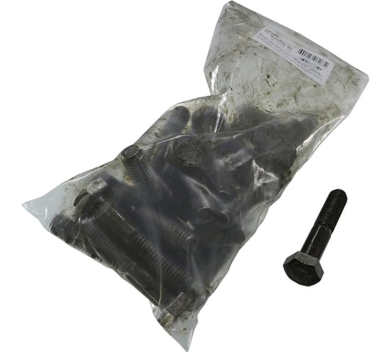 Изображение товара Болт Крепежная техника с шестигранной головкой черный ГОСТ 7798-70(5.8) 12x60 (25 шт) 600048 БК