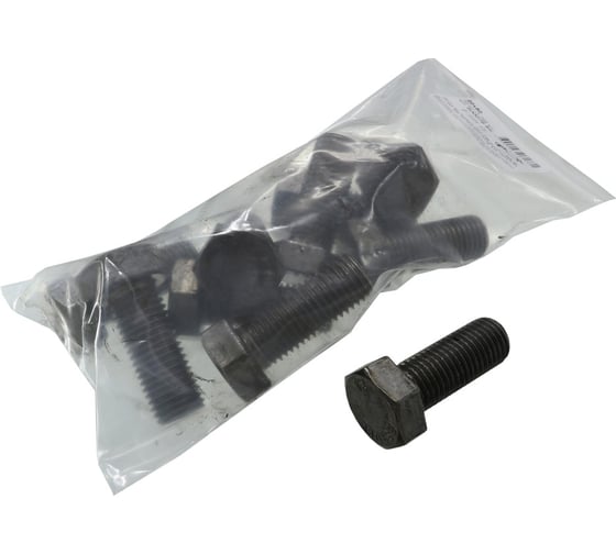 Изображение товара Болт Крепежная техника с шестигранной головкой черный ГОСТ 7798-70(5.8) 20x50 (10 шт) 600076 БК