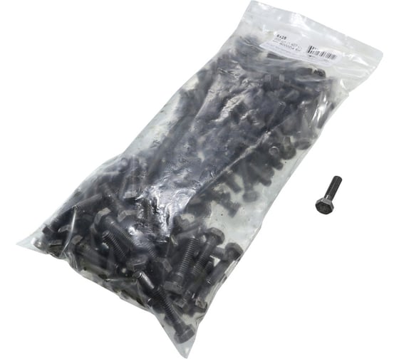 Изображение товара Болт Крепежная техника с шестигранной головкой черный ГОСТ 7798-70(5.8) 6x25 (200 шт) 600004 БК