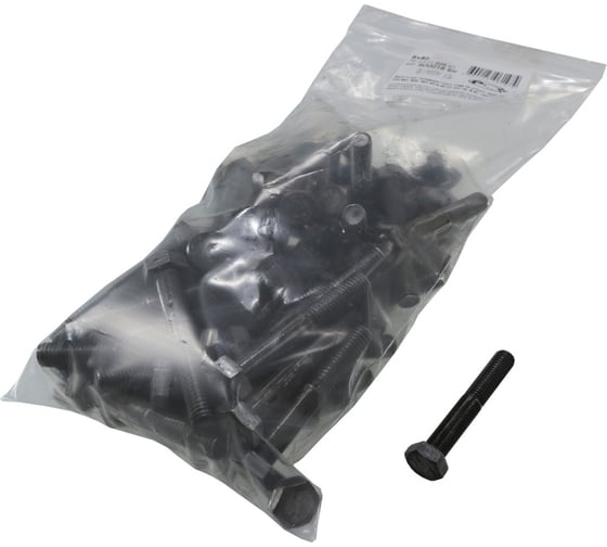 Изображение товара Болт Крепежная техника с шестигранной головкой черный ГОСТ 7798-70(5.8) 8x50 (70 шт) 600016 БК