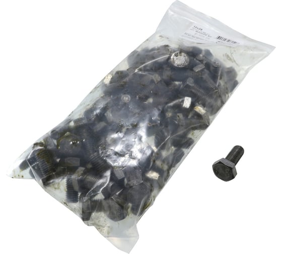 Изображение товара Болт крепежная техника с шестигранной головкой черный ГОСТ 7798-70, 5.8, 10x25 (70) БК 600026 БК