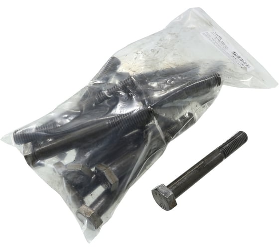 Изображение товара Болт Крепежная техника с шестигранной головкой черный ГОСТ 7798-70(5.8) 12x90 (17 шт) 600052 БК