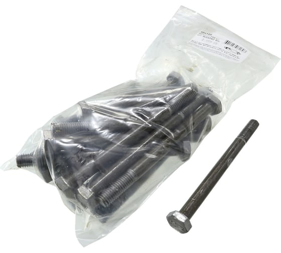 Изображение товара Болт Крепежная техника с шестигранной головкой черный ГОСТ 7798-70(5.8) 10x120 (20) 600042 БК