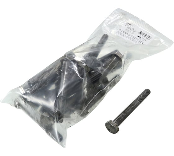 Изображение товара Болт Крепежная техника с шестигранной головкой черный ГОСТ 7798-70(5.8) 10x80 (25 шт) 600040 БК