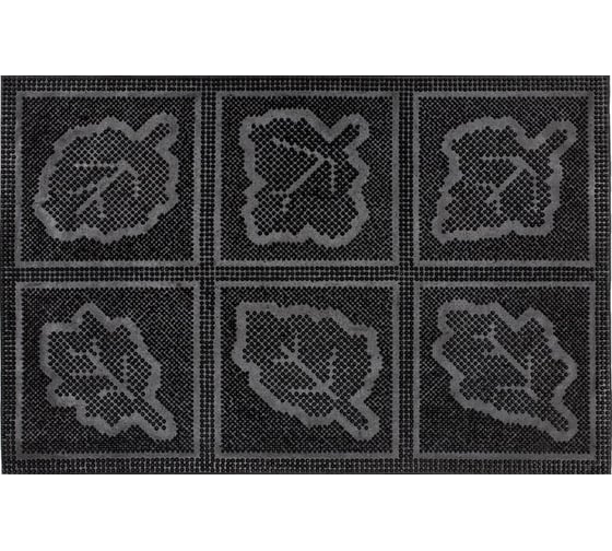 Изображение товара Придверный резиновый коврик ComeForte PIN MAT Листья 40х60 см PM-008