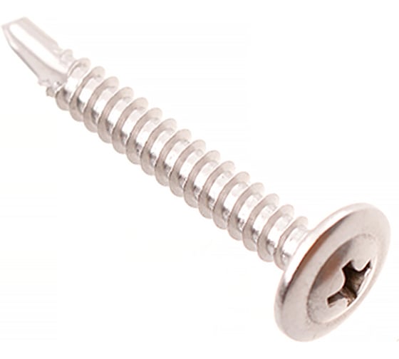 Изображение товара Саморезы Стройбат для тонк.пластин нерж.с буром 4,2x38 (шт), коробка (4 800 шт) 415453