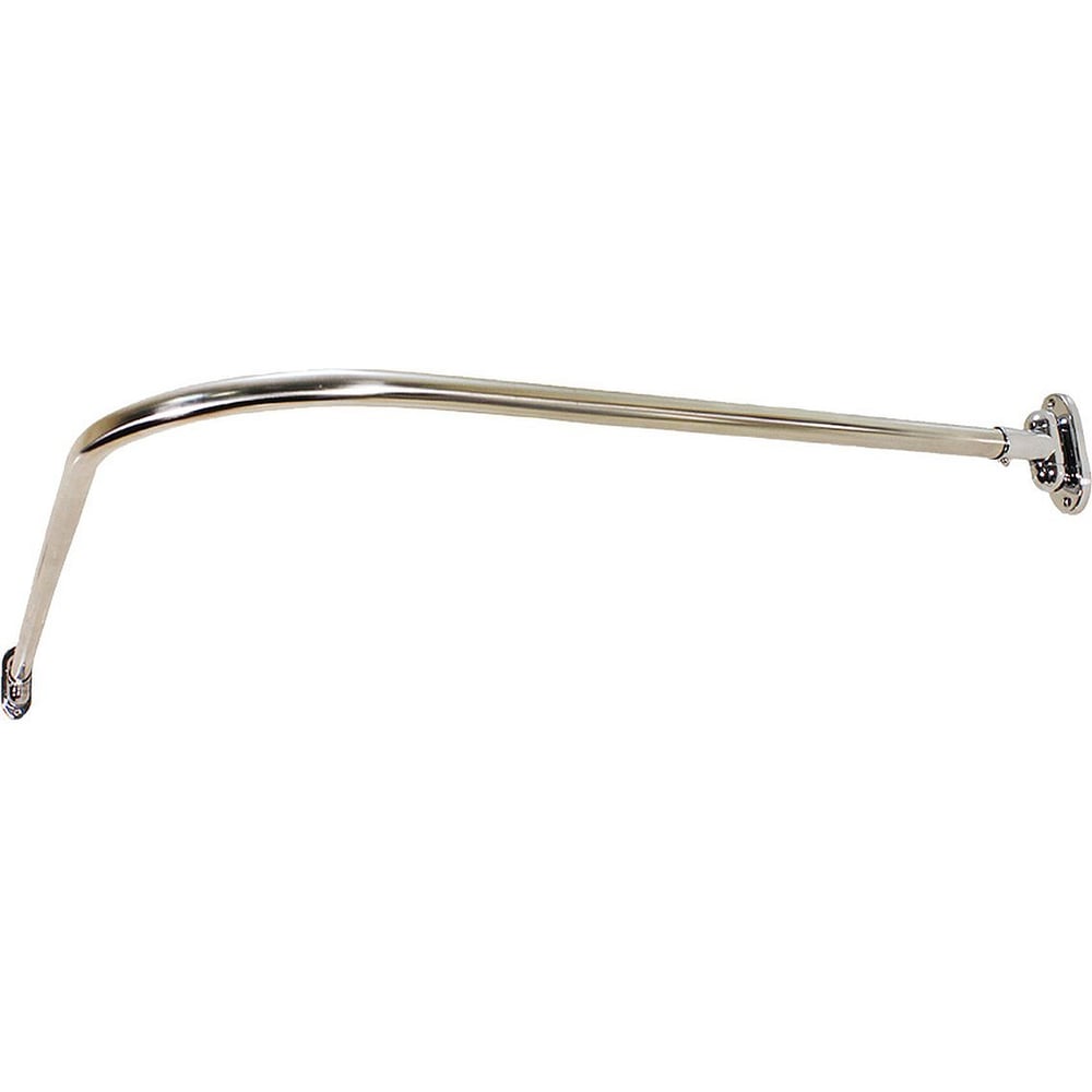 Изображение товара Карниз GoGo 100х100 Г-образный с шарнирным креплением из нержавеющей стали ГО100-100 П1