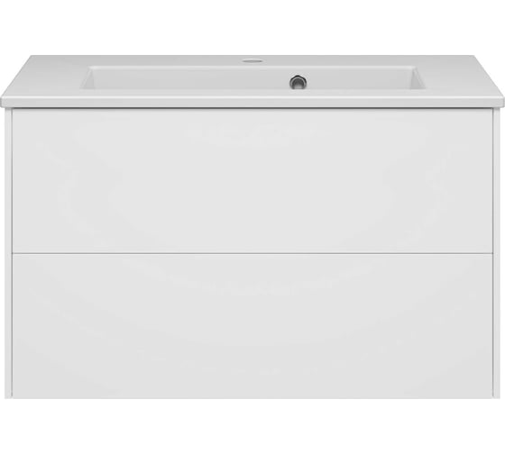 Изображение товара Тумба подвесная Brevita TOY - 80 с 2 ящиками, с раковиной УТ000025661