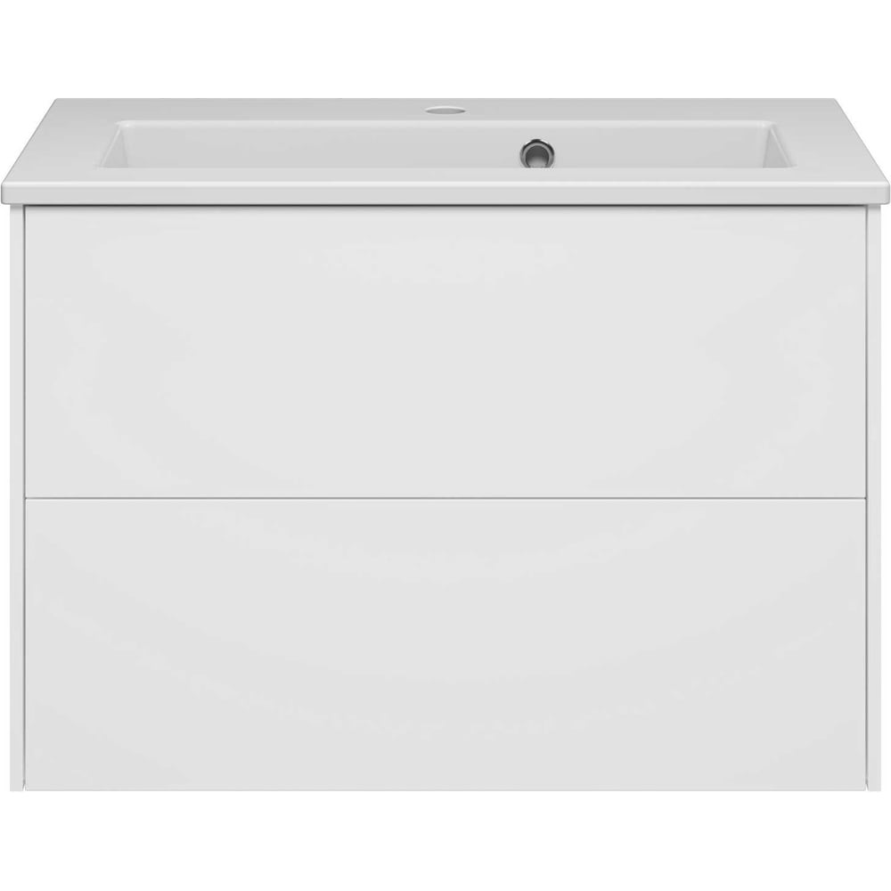 Изображение товара Тумба подвесная Brevita TOY 70 с раковиной керамической белой современный стиль