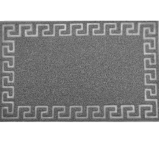 Изображение товара Придверный пористый коврик ComeForte Meander 40х60 см серый LM-03