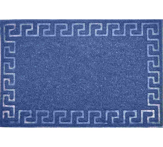 Изображение товара Придверный пористый коврик ComeForte Meander 40х60 см синий LM-05