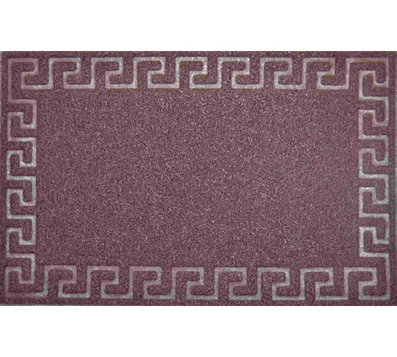 Изображение товара Придверный пористый коврик ComeForte Meander 50х80 см коричневый LM-08