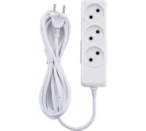 Изображение товара Удлинитель ECON ES 032 3 розетки 2 метра без заземления 90302