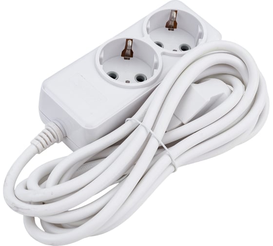 Изображение товара Удлинитель ECON ES 123 2 розетки 3 метра с заземлением 91203