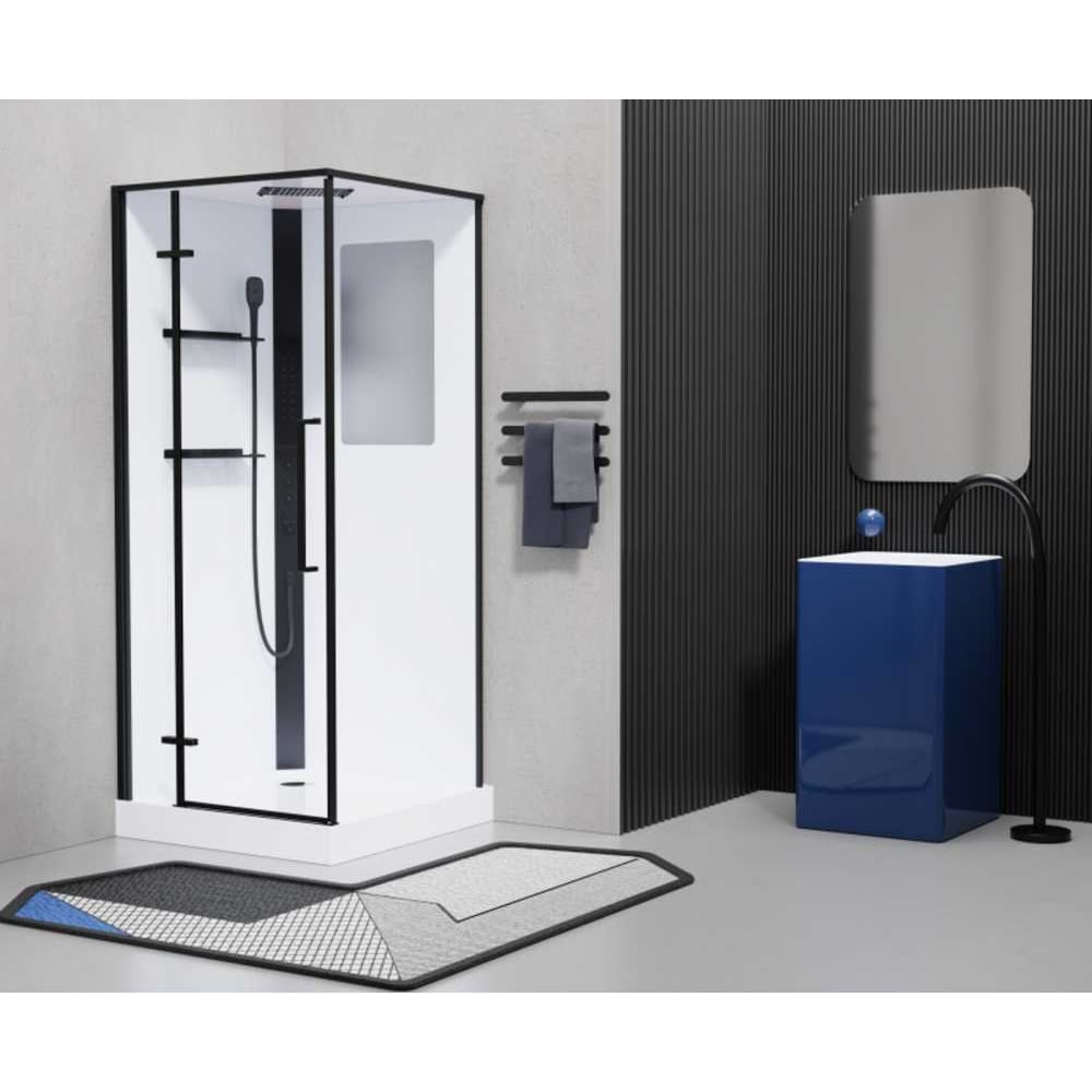 Изображение товара Кабина душевая ESBANO ESM-QUADRO-90 левый ESKM90QDL