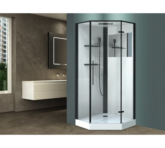 Изображение товара Кабина душевая ESBANO ESM-PENTA-90 правый ESKM90PRR