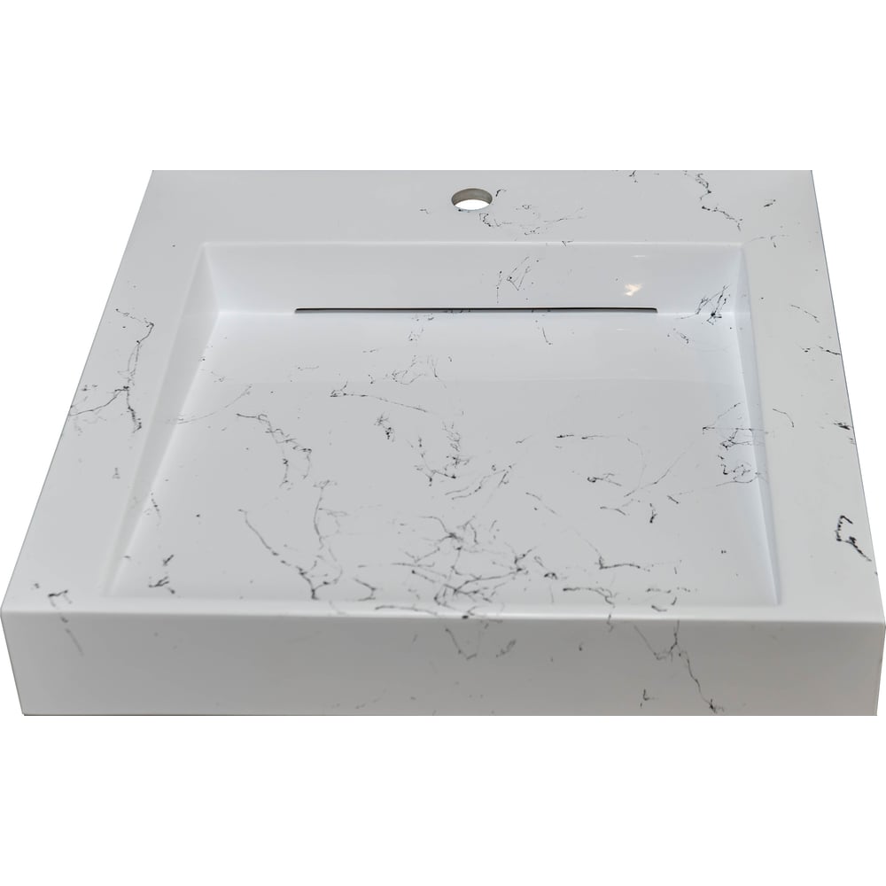 Изображение товара Раковина над стиральной машиной Stella Polar Берта 60x55 белый мрамор