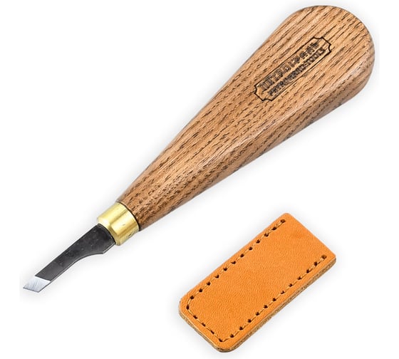 Изображение товара Резак по дереву Петроградъ косая РК, двусторонняя заточка, 6 мм / 60 градусов М00022712