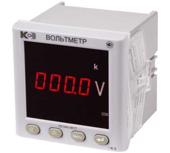 Изображение товара Вольтметр КС PZ194U-9K1T-00001-100В/100В-К-0,5 44808030