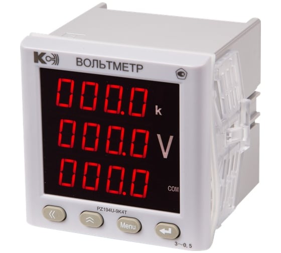 Изображение товара Вольтметр КС PZ194U-9K4T-00301-500В-4…20мА-К-3.4-0,5 44812025