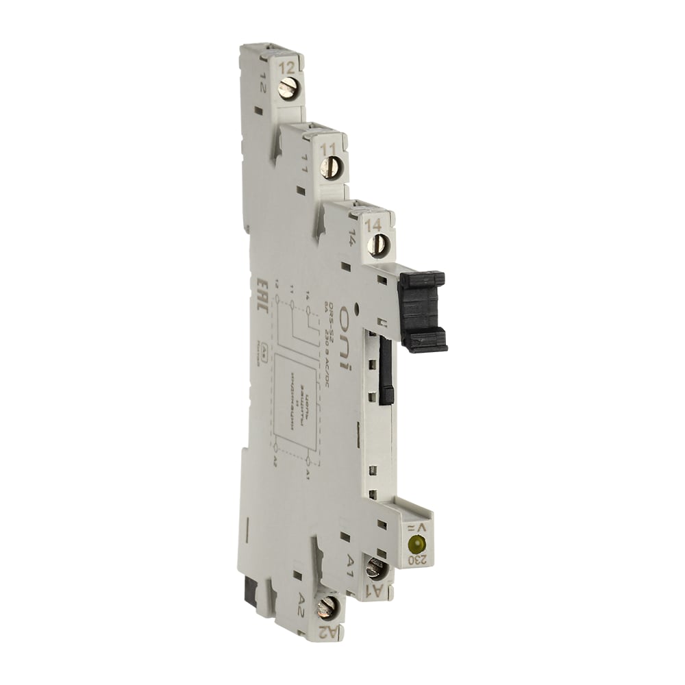 Изображение товара Розетка ONI для реле OSR-2 20 шт/упак модульная монтаж DIN-рейка