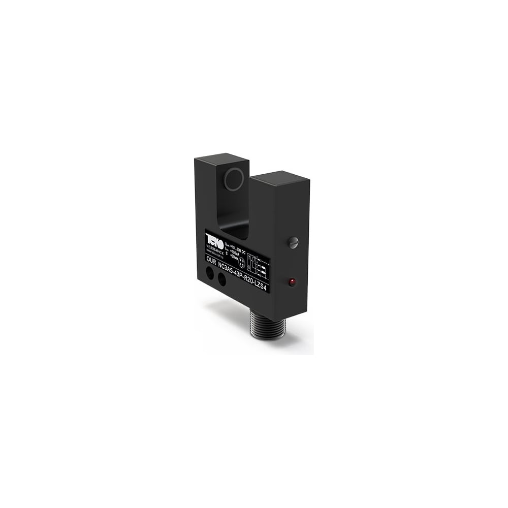 Оптический датчик щелевой ТЕКО OU NC3P5-43P-R20-LZS4 Sn=20 мм, PNP NO/NC10...30DC ,разъем М12, 00-00061454
