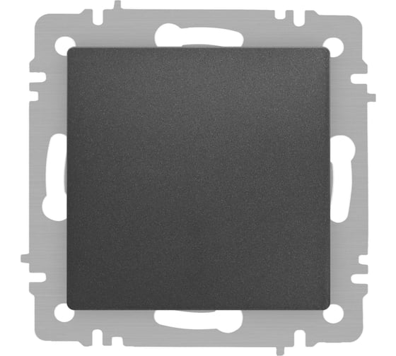 Изображение товара Выключатель Intro Accent 610107, 10А250В, IP20, СУ, AL/CU, графит Б0063459