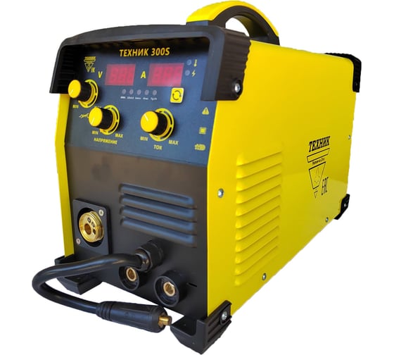 Изображение товара Полуавтомат ТД Техник ТЕХНИК П-300S ПРОФ. 250А 80%ПН ММА+СО2 цифр. табло евро, горелка, масса, кабель, электрододержатель 14
