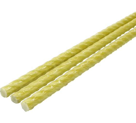 Изображение товара Арматура композитная стеклопластиковая Polinet бесцветная 1,5 м, 6 мм 15 шт 110136