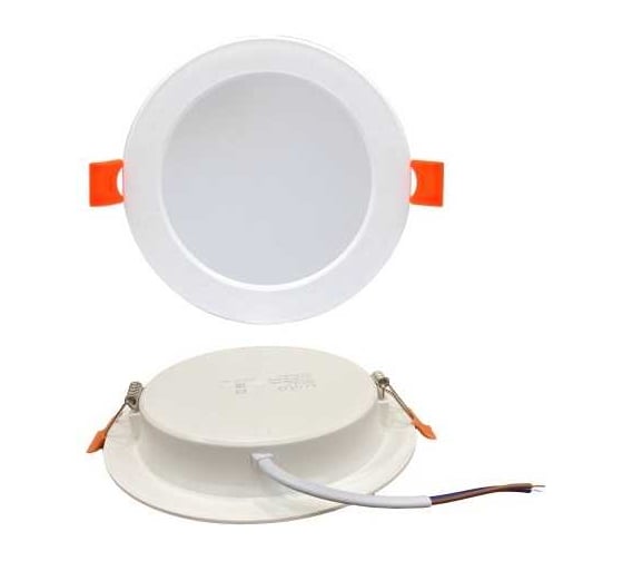 Изображение товара Круглый даунлайт встраиваемый Ecola LED downlight 1011 с драйвером внутри 9W 220V 4200K 112x26 DKRV90ELC