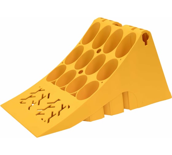 Изображение товара Упор противооткатный Gigant для грузового транспорта, желтый, 477х225х198. GNDC-3