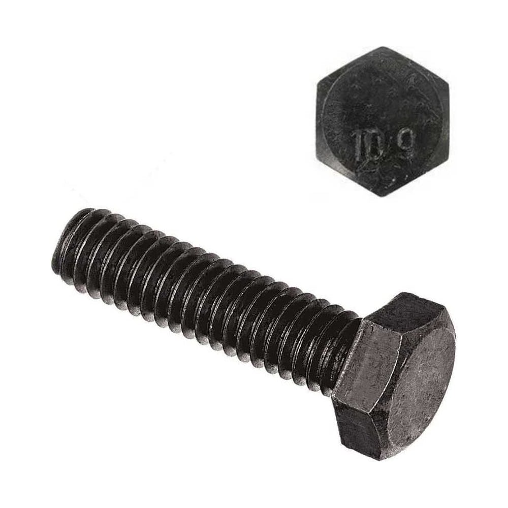 Изображение товара Высопрочный болт чёрный 14x100 мм DIN933 10.9 4 шт