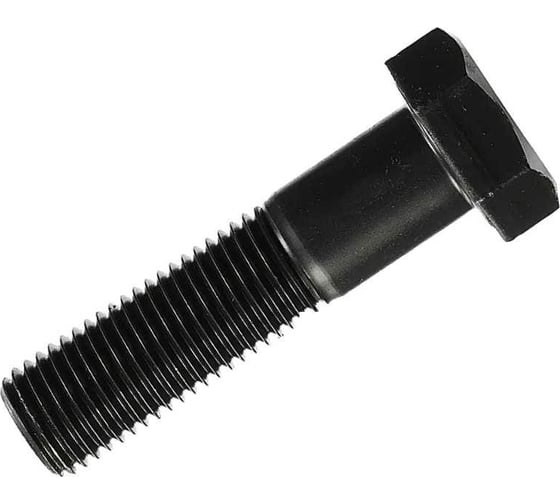 Изображение товара Болт высокопрочный 23 Болта чёрный 12x45 мм, к.п.10.9 DIN931 , 4 шт. б10912457805