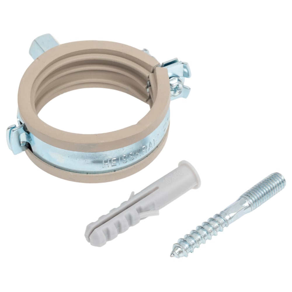 Изображение товара Хомут металлический с замком и шурупом Heisskraft PipeLock 50 50550