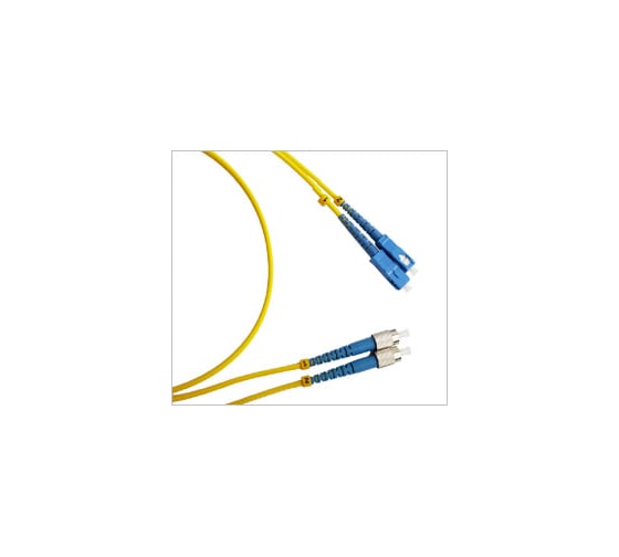 Изображение товара Оптический шнур TWT FC-SC, duplex, 9/125, 1m 2SC-2FC/SU-1.0
