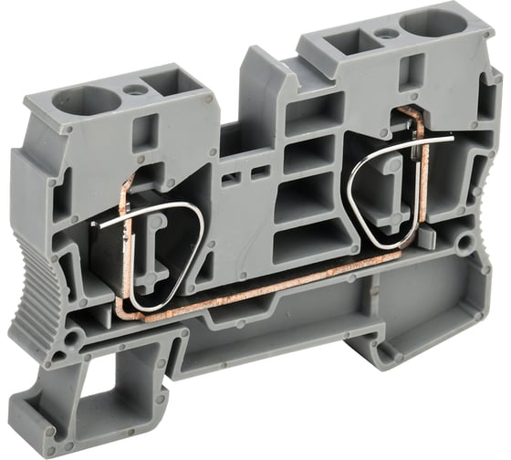 Изображение товара Клемма пружинная IEK КПИ 2в-10 70А серый (20шт/упак) YZN11-010-K03