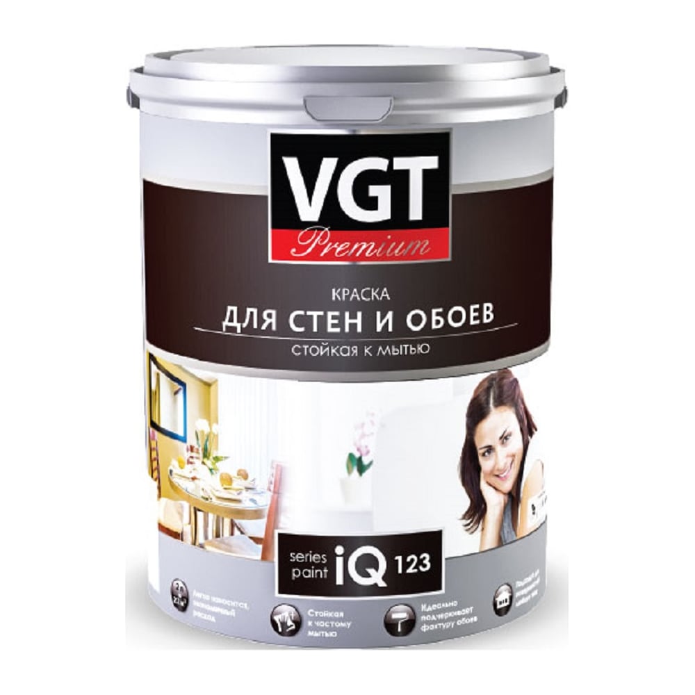 фото Краска для стен и обоев vgt